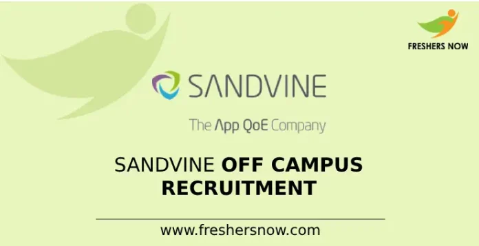 Sandvine Off Campus Recruitment