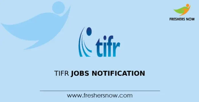 TIFR Jobs Notification