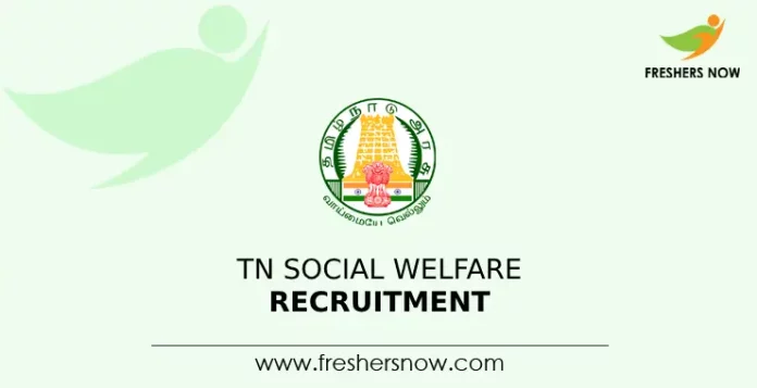 TN Social Welfare Recruitment