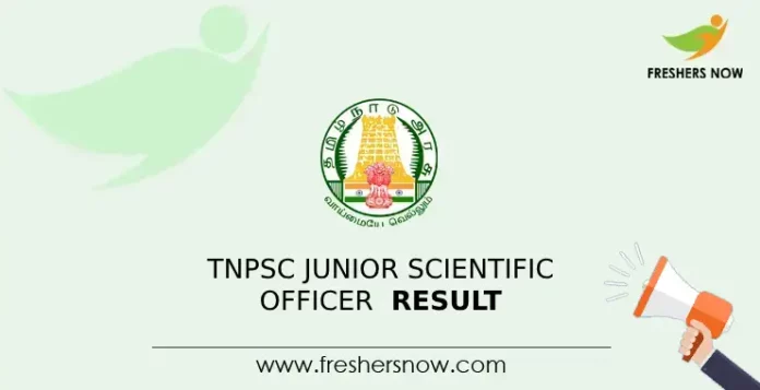 TNPSC Junior Scientific Officer Result