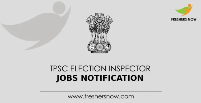 TPSC Election Inspector Jobs Notification