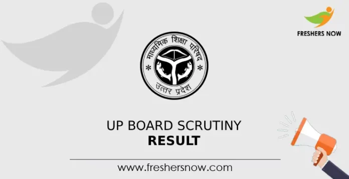 UP Board Scrutiny Result