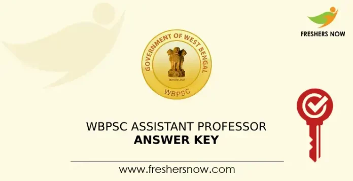 WBPSC Assistant Professor Answer Key