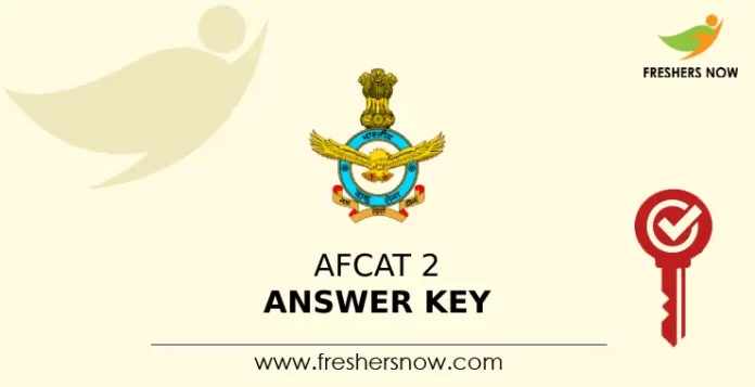 AFCAT 2 answer Key