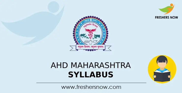 AHD Maharashtra Syllabus 2024 And Exam Pattern PDF