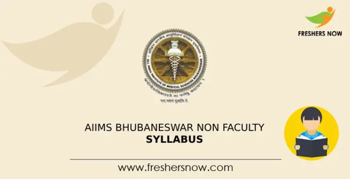 AIIMS Bhubaneswar Non Faculty Syllabus