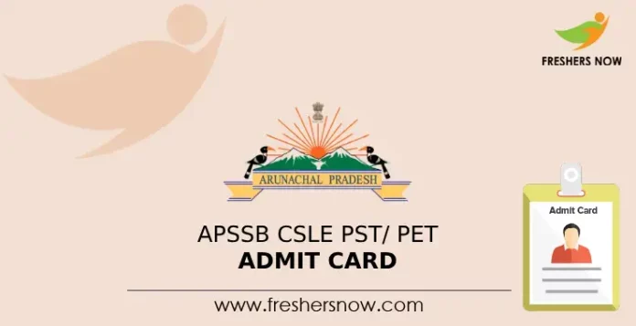 APSSB CSLE PST_ PET Admit Card