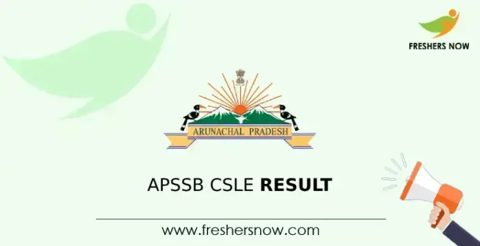 APSSB CSLE Result