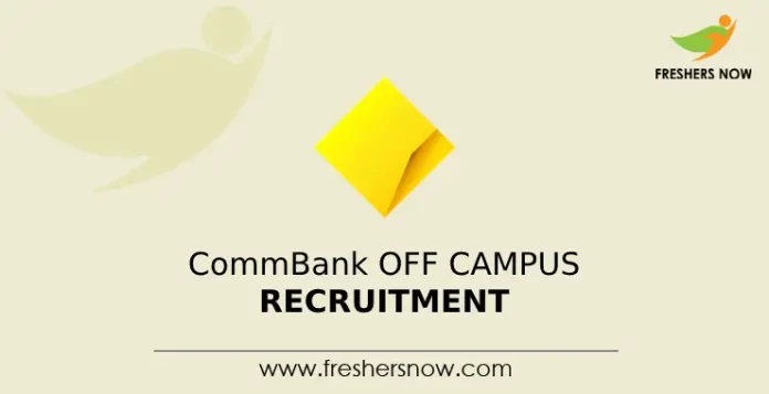 CommBank Off Campus Recruitment