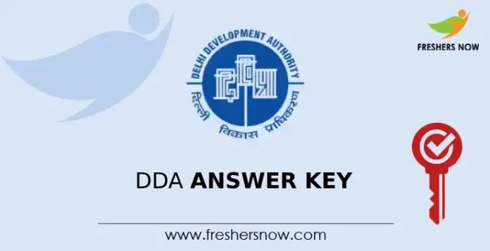 DDA Answer Key