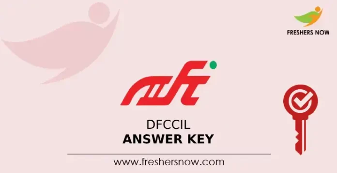 DFCCIL answer Key