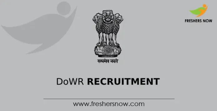 DoWR Recruitment