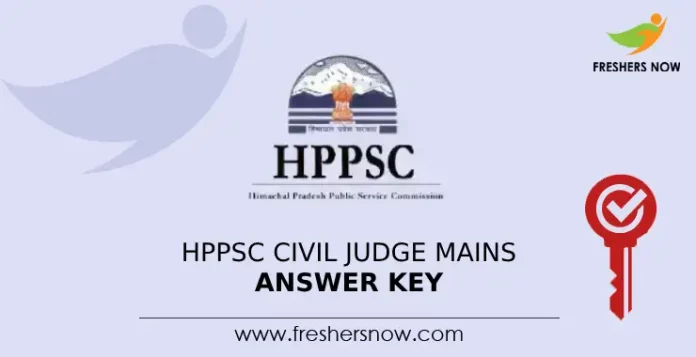 HPPSC Civil Judge Mains Answer Key