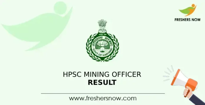 HPSC Mining Officer Result