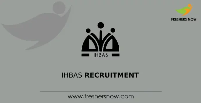 IHBAS Recruitment