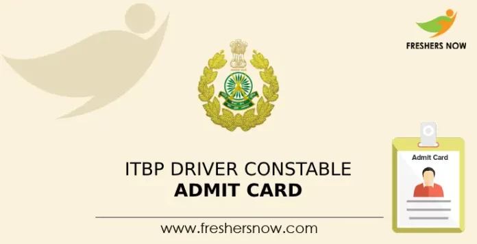 ITBP Driver Constable Admit Card (1)