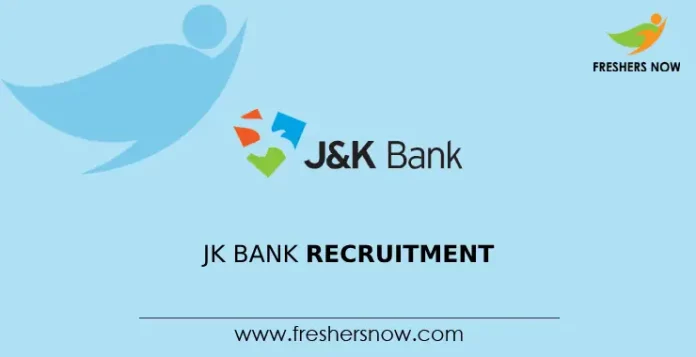 JK Bank Recruitment