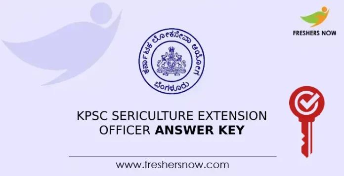KPSC Sericulture Extension Officer Answer Key