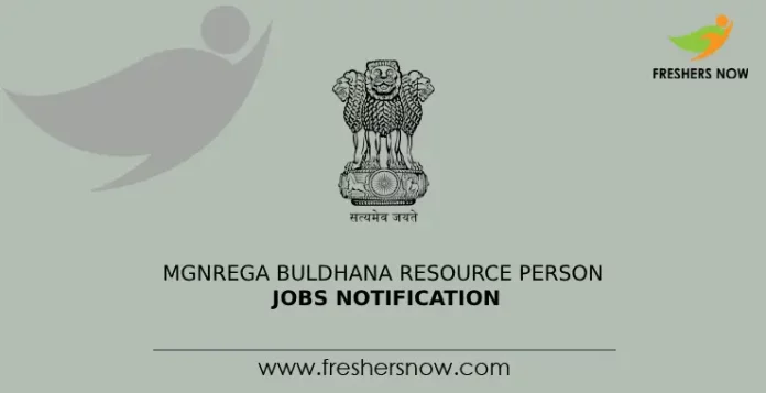 MGNREGA Buldhana Resource Person Jobs Notification