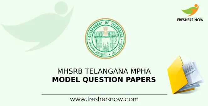 MHSRB Telangana MPHA Model Question Papers