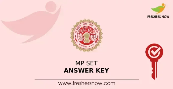 MP SET Answer Key