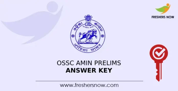 OSSC Amin Prelims Answer Key