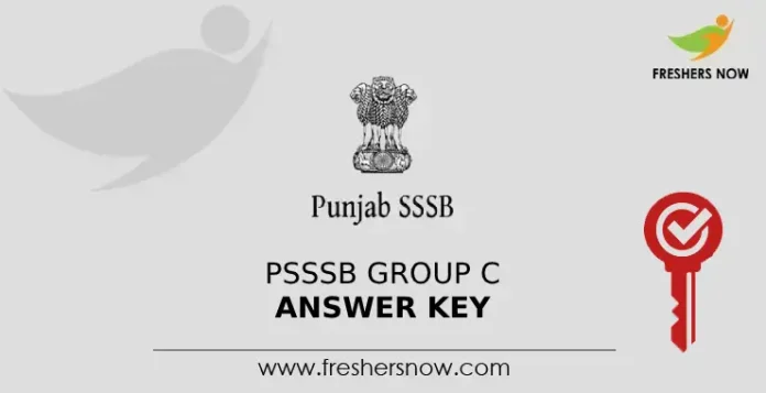 PSSSB Group C Answer Key