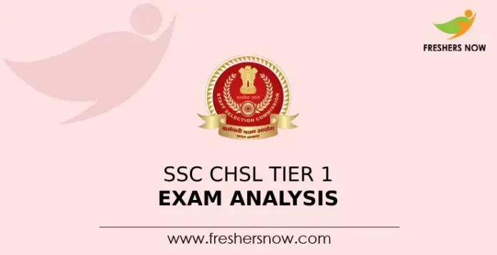 SSC CHSL Tier 1 Exam Analysis