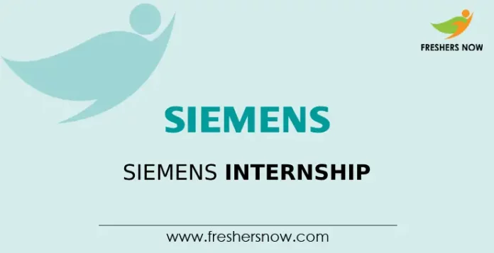 Siemens Internship