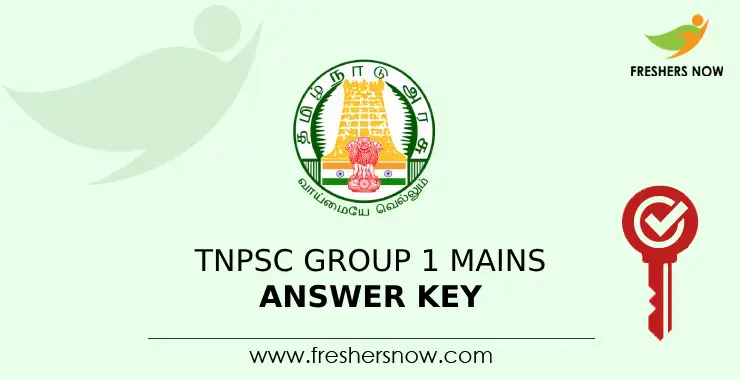 TNPSC Group 1 Mains Answer Key 2023 | Exam Key, Objections