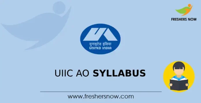 UIIC AO Syllabus