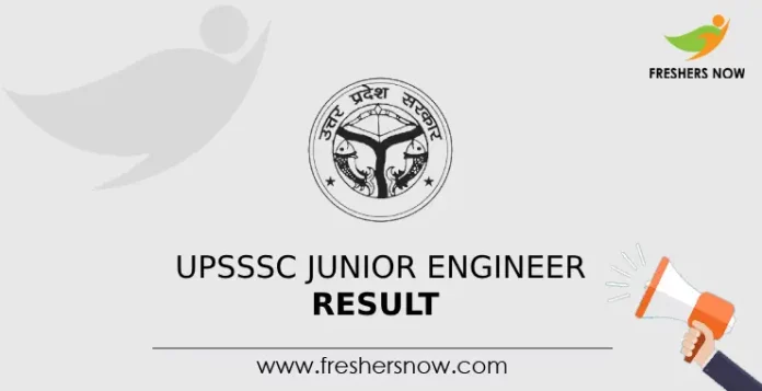 UPSSSC Junior Engineer Result