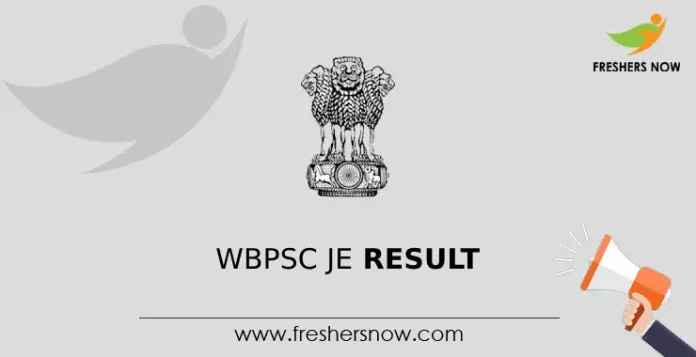 WBPSC JE Result