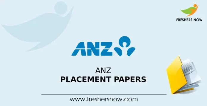 ANZ Placement Papers