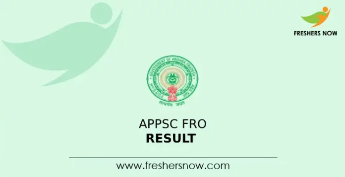 APPSC FRO Result