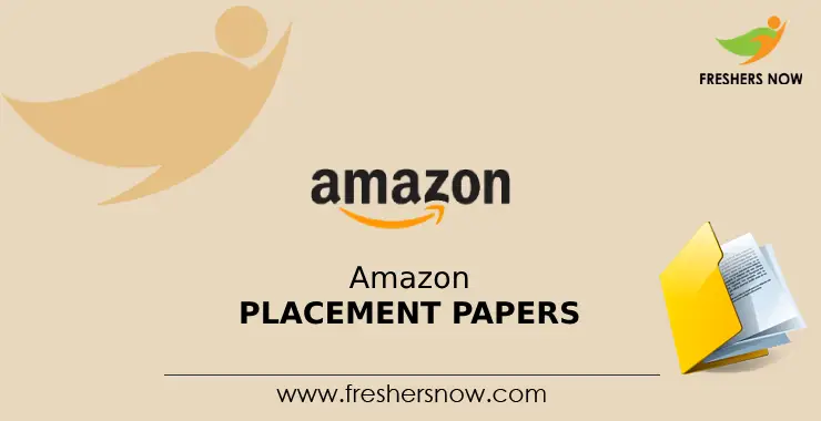 Amazon Placement Papers PDF Download (Latest)