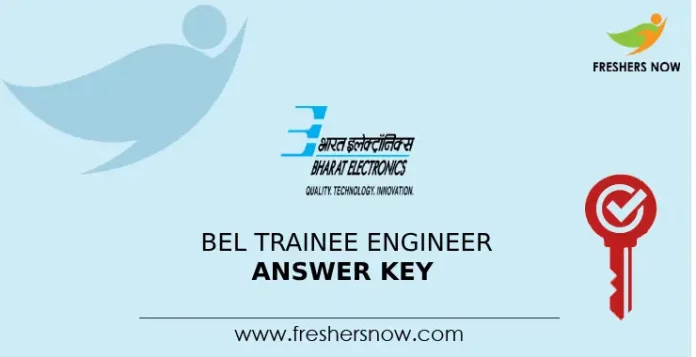 BEL Trainee Engineer Answer Key