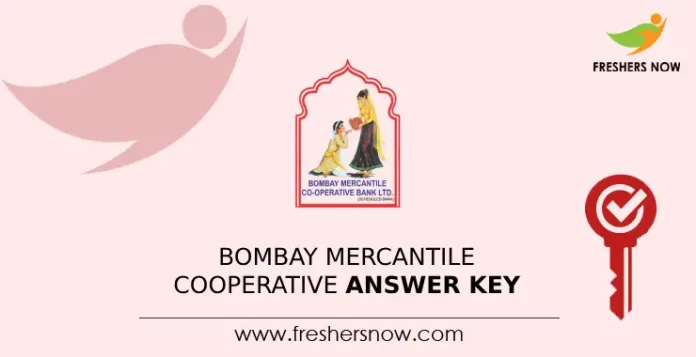 Bombay Mercantile Cooperative Answer Key