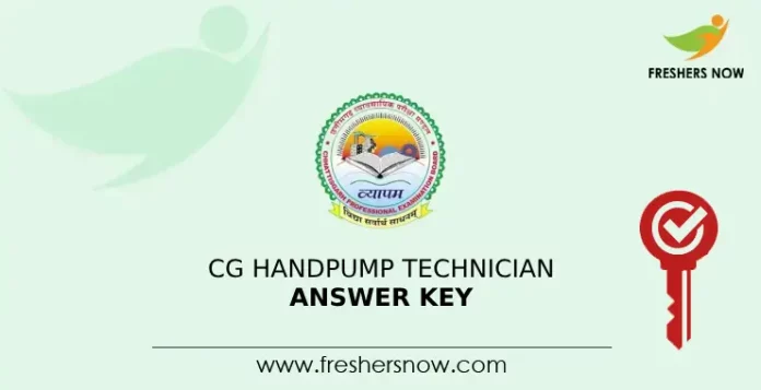 CG Handpump Technician Answer Key