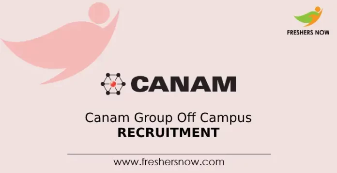 Canam Group Off Campus Recruitment