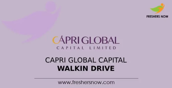 Capri Global Capital Walkin Drive