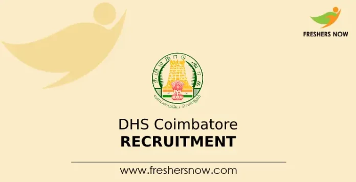 DHS Coimbatore Recruitment