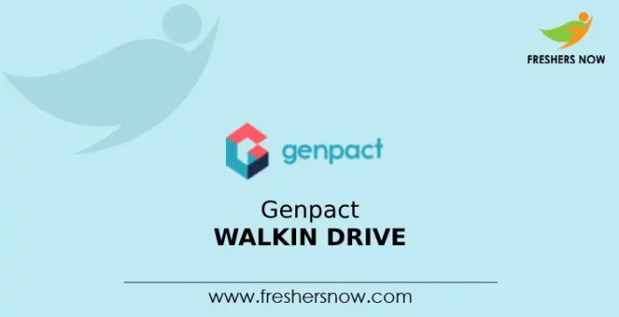 Genpact Walkin Drive