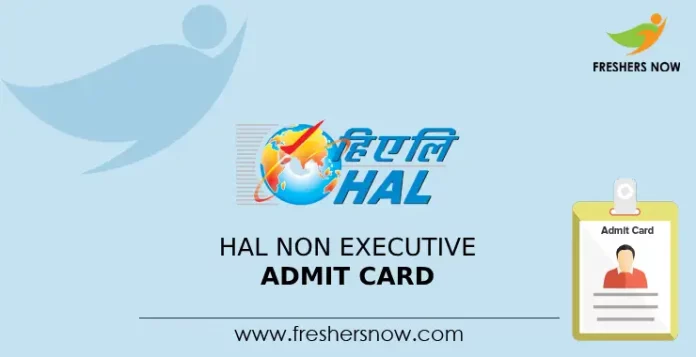 HAL Non Executive Admit Card