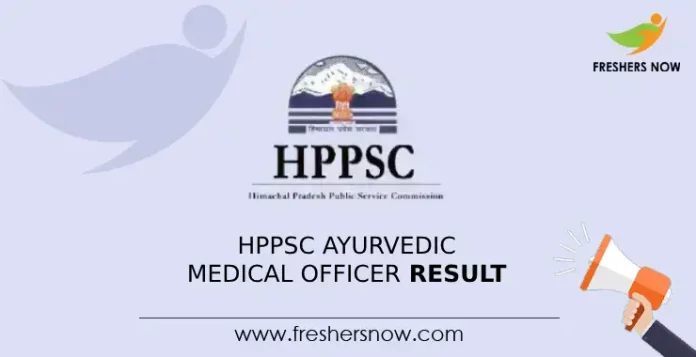 HPPSC Ayurvedic Medical Officer Result