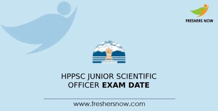 HPPSC Junior Scientific Officer Exam Date