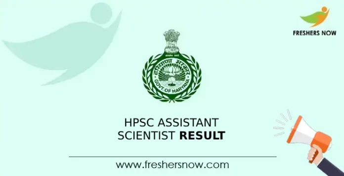 HPSC Assistant Scientist Result
