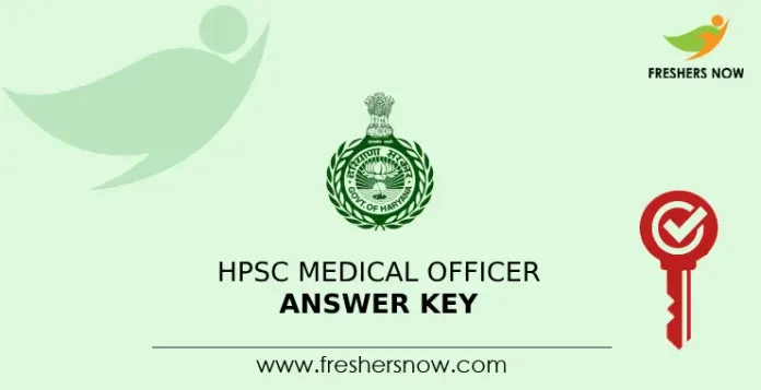 HPSC Medical Officer Answer key