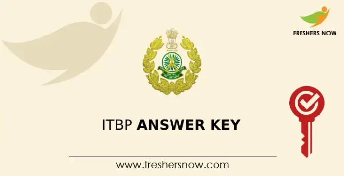 ITBP Answer Key
