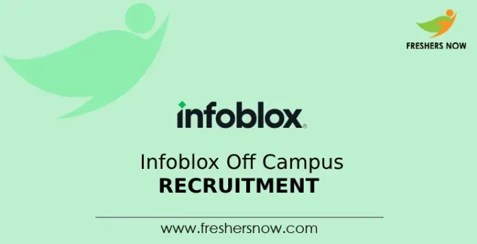 Infoblox Off Campus Recruiment